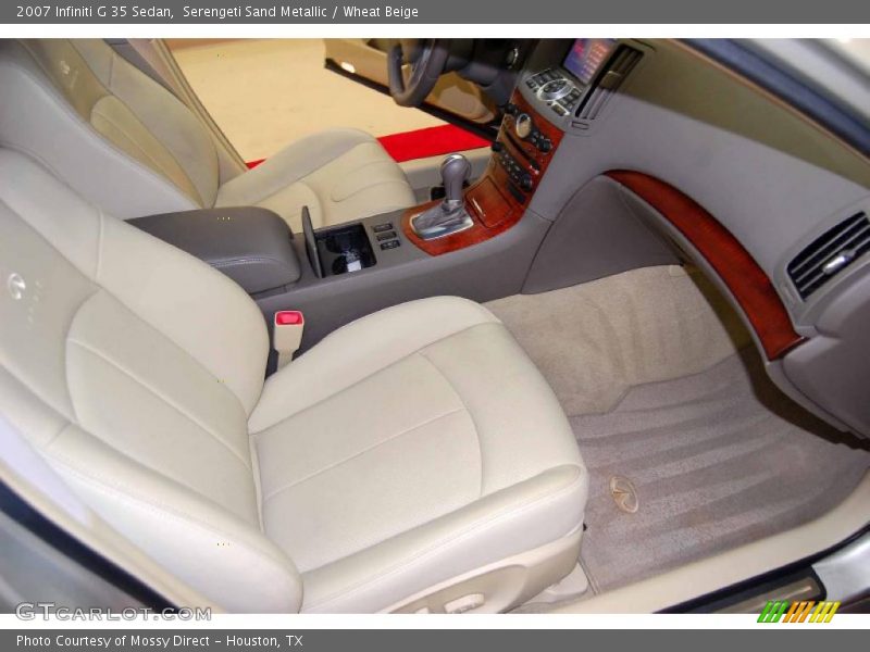 Serengeti Sand Metallic / Wheat Beige 2007 Infiniti G 35 Sedan
