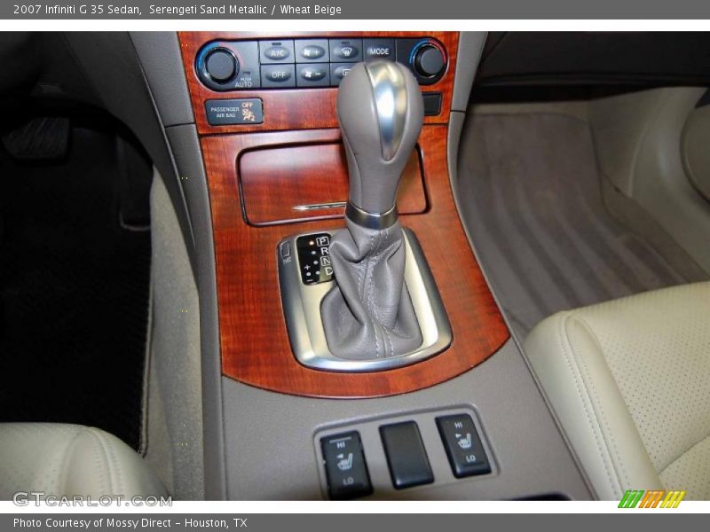 Serengeti Sand Metallic / Wheat Beige 2007 Infiniti G 35 Sedan