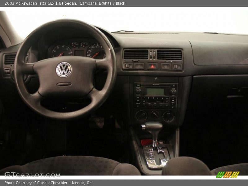 Campanella White / Black 2003 Volkswagen Jetta GLS 1.8T Sedan