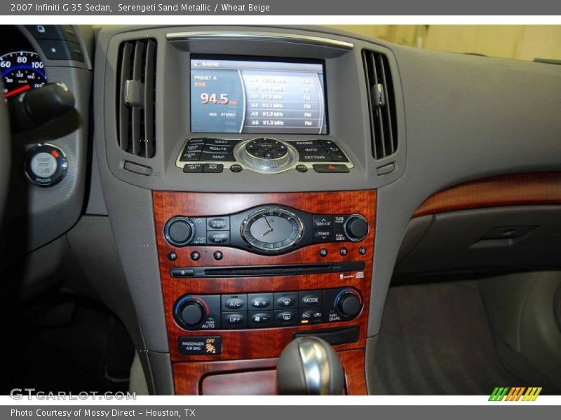 Serengeti Sand Metallic / Wheat Beige 2007 Infiniti G 35 Sedan