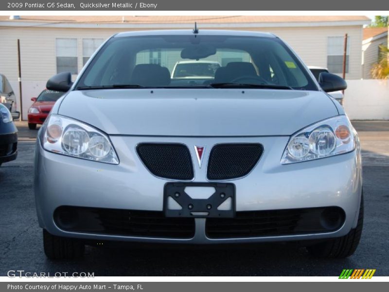 Quicksilver Metallic / Ebony 2009 Pontiac G6 Sedan