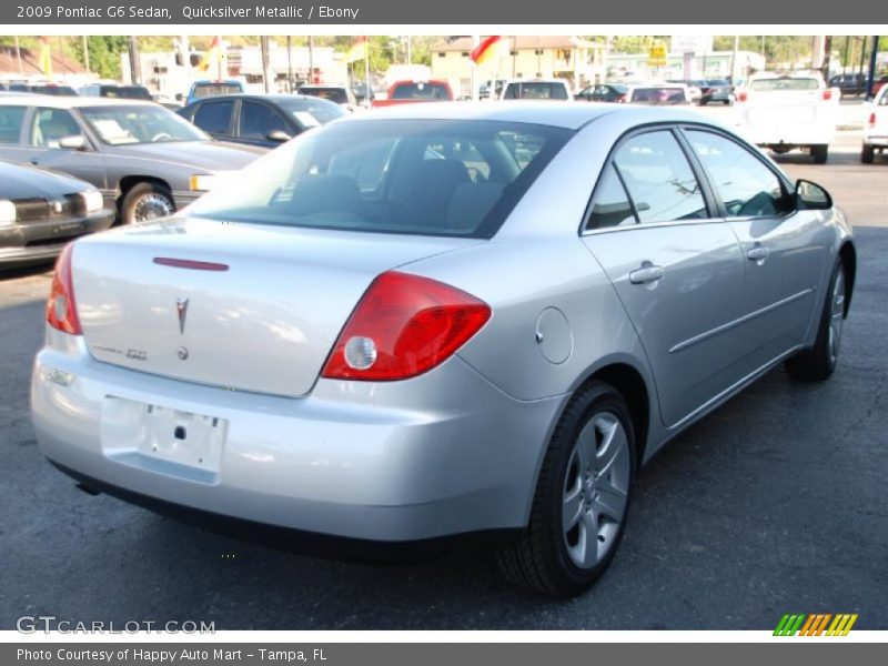 Quicksilver Metallic / Ebony 2009 Pontiac G6 Sedan