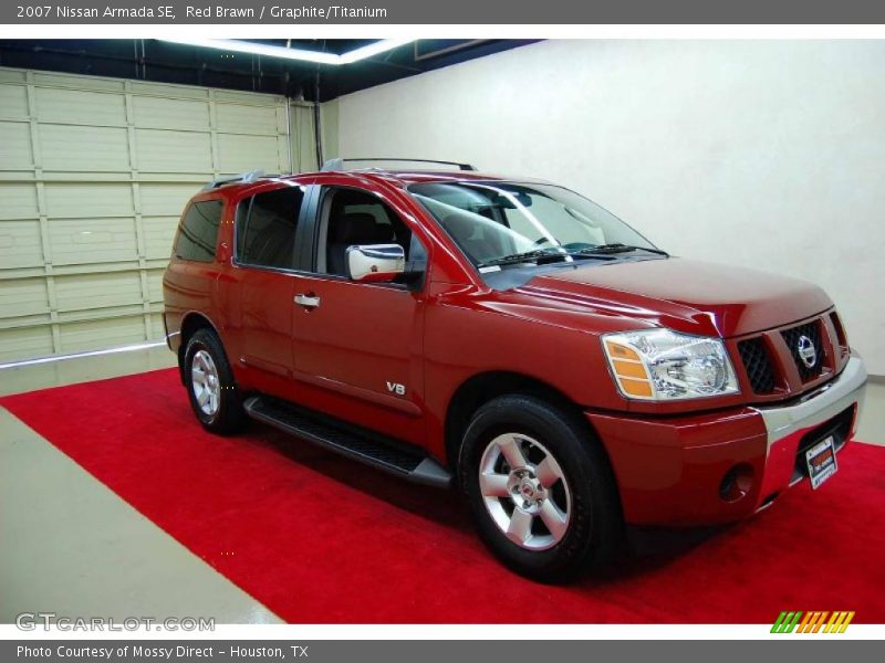 Red Brawn / Graphite/Titanium 2007 Nissan Armada SE