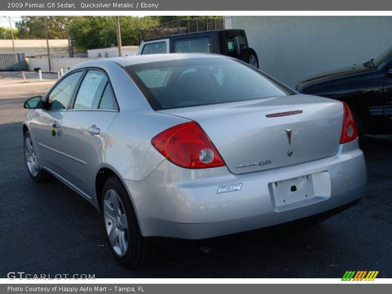 Quicksilver Metallic / Ebony 2009 Pontiac G6 Sedan