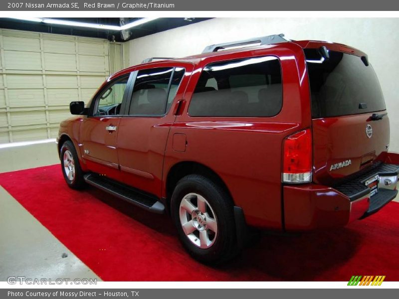 Red Brawn / Graphite/Titanium 2007 Nissan Armada SE