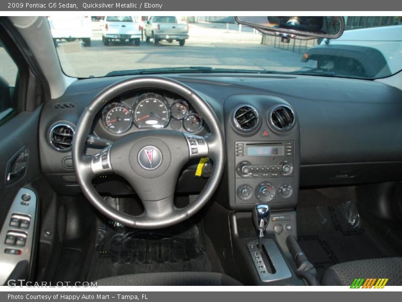 Quicksilver Metallic / Ebony 2009 Pontiac G6 Sedan