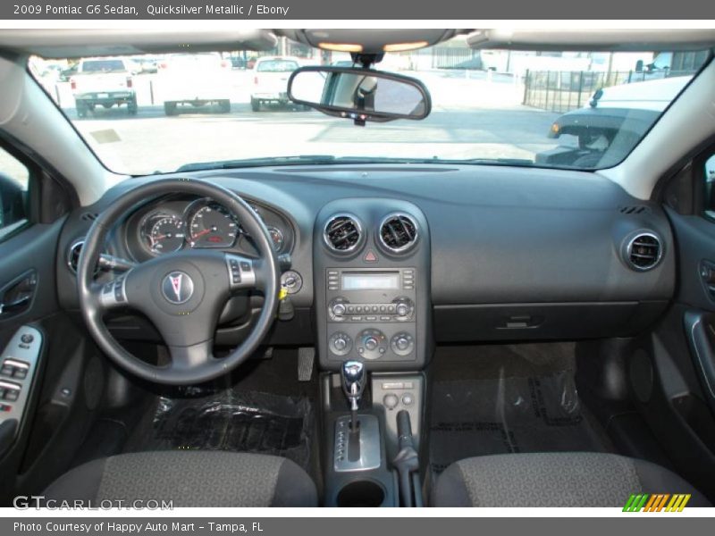 Quicksilver Metallic / Ebony 2009 Pontiac G6 Sedan