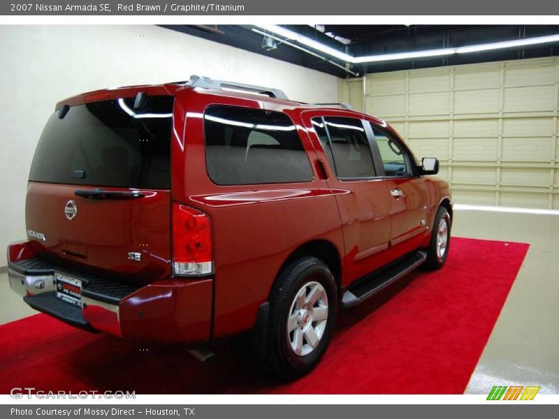 Red Brawn / Graphite/Titanium 2007 Nissan Armada SE