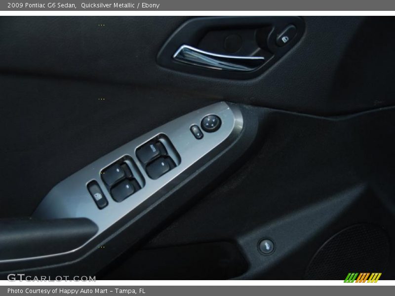 Quicksilver Metallic / Ebony 2009 Pontiac G6 Sedan