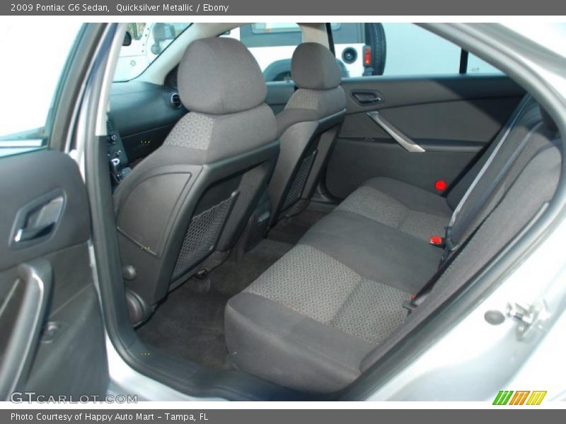Quicksilver Metallic / Ebony 2009 Pontiac G6 Sedan