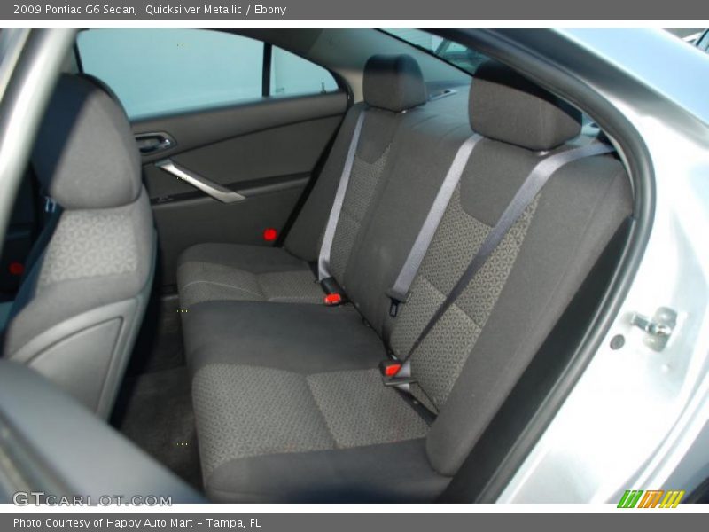 Quicksilver Metallic / Ebony 2009 Pontiac G6 Sedan