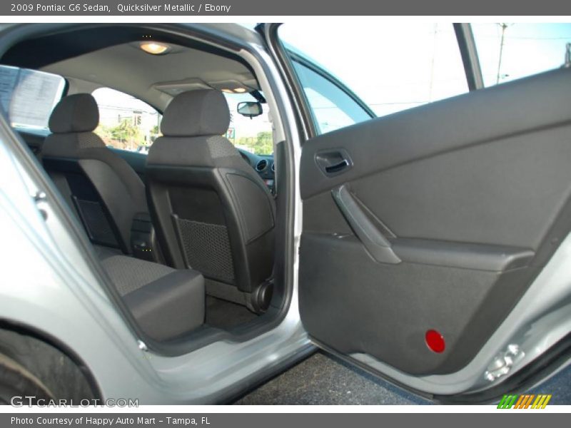 Quicksilver Metallic / Ebony 2009 Pontiac G6 Sedan