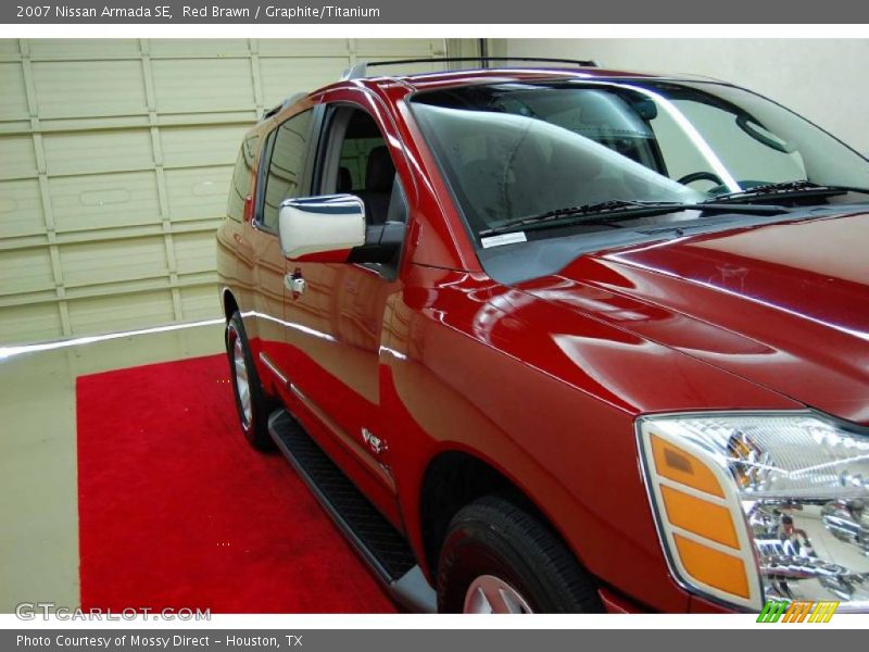 Red Brawn / Graphite/Titanium 2007 Nissan Armada SE