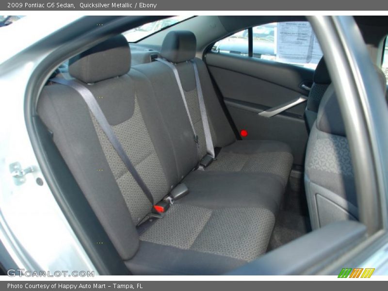 Quicksilver Metallic / Ebony 2009 Pontiac G6 Sedan