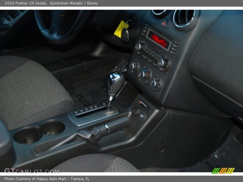 Quicksilver Metallic / Ebony 2009 Pontiac G6 Sedan
