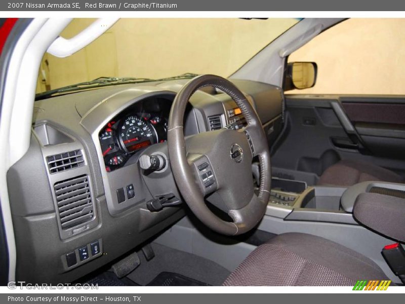 Red Brawn / Graphite/Titanium 2007 Nissan Armada SE