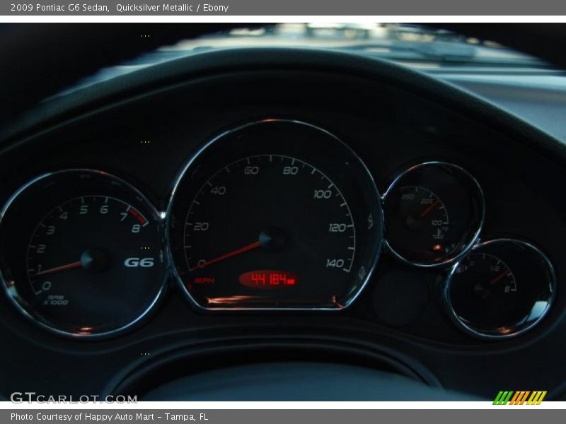 Quicksilver Metallic / Ebony 2009 Pontiac G6 Sedan