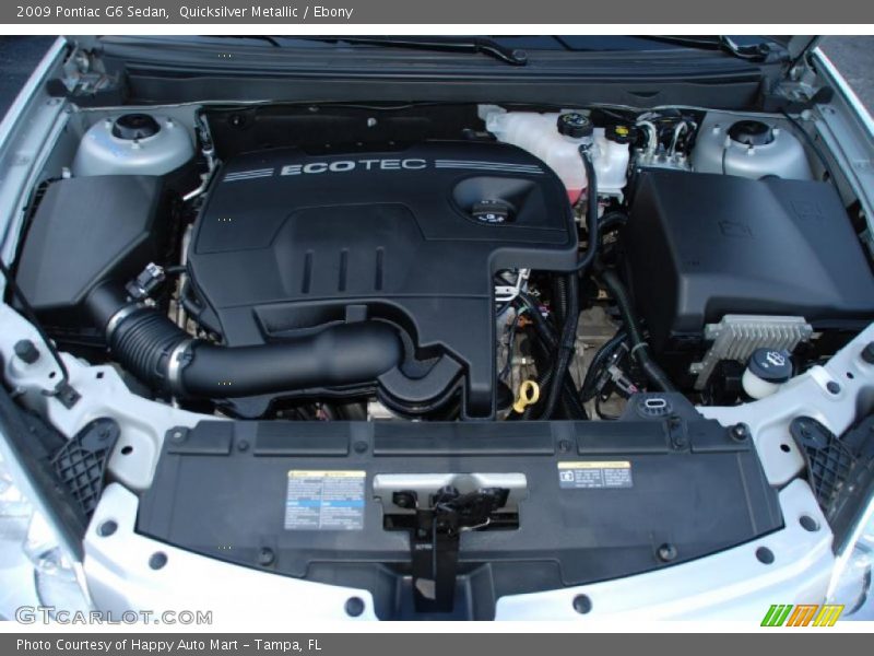 Quicksilver Metallic / Ebony 2009 Pontiac G6 Sedan