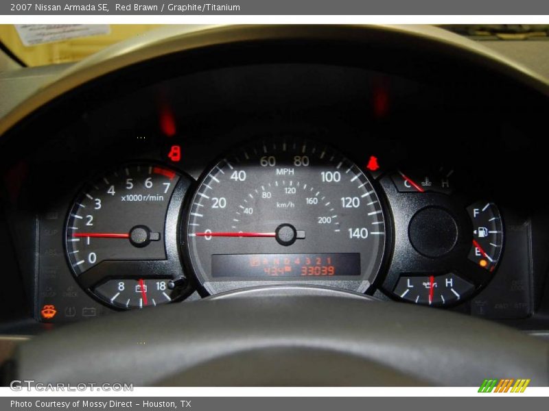 Red Brawn / Graphite/Titanium 2007 Nissan Armada SE
