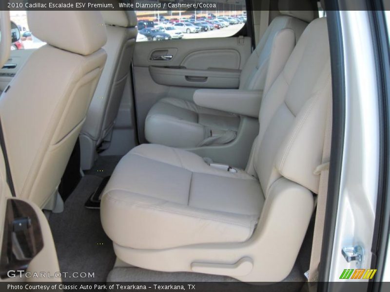 White Diamond / Cashmere/Cocoa 2010 Cadillac Escalade ESV Premium