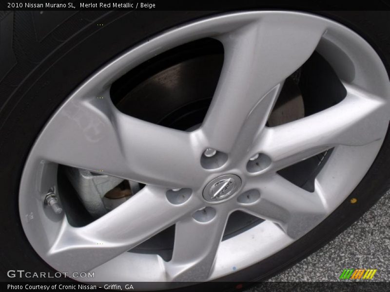 Merlot Red Metallic / Beige 2010 Nissan Murano SL