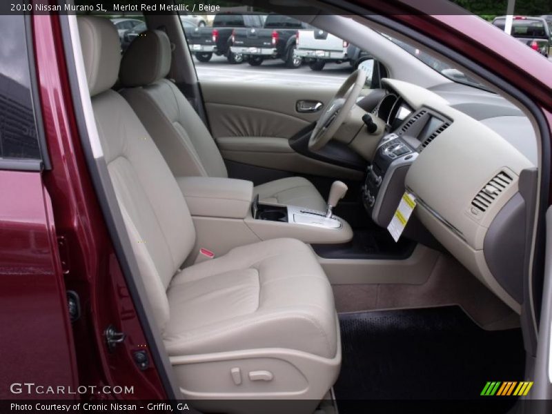 Merlot Red Metallic / Beige 2010 Nissan Murano SL