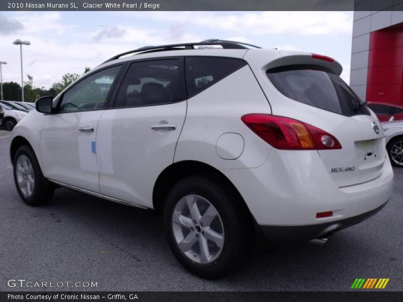 Glacier White Pearl / Beige 2010 Nissan Murano SL