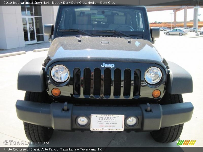 Black / Dark Slate Gray/Medium Slate Gray 2010 Jeep Wrangler Sport 4x4