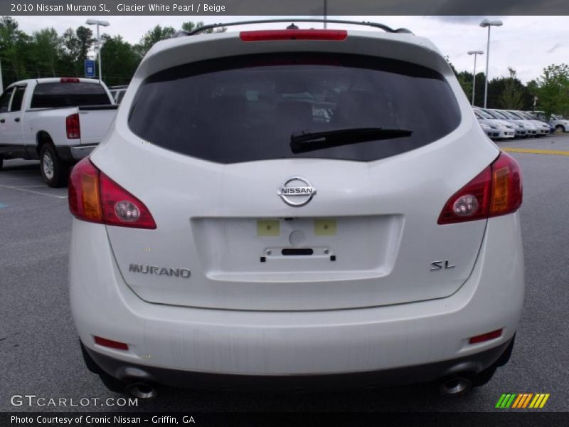 Glacier White Pearl / Beige 2010 Nissan Murano SL