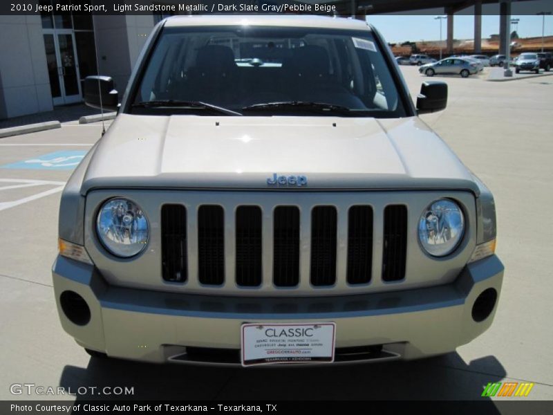 Light Sandstone Metallic / Dark Slate Gray/Pebble Beige 2010 Jeep Patriot Sport