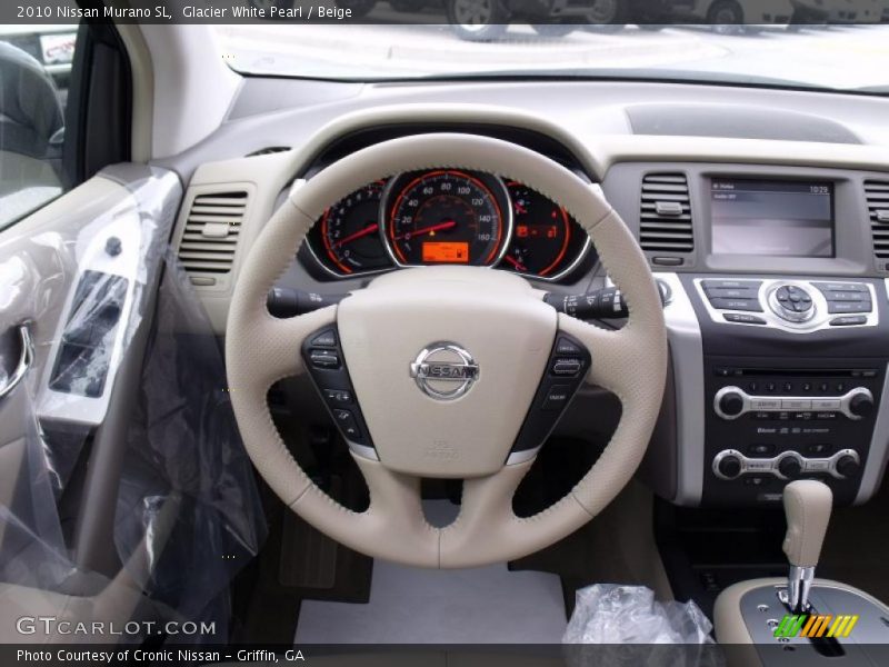 Glacier White Pearl / Beige 2010 Nissan Murano SL