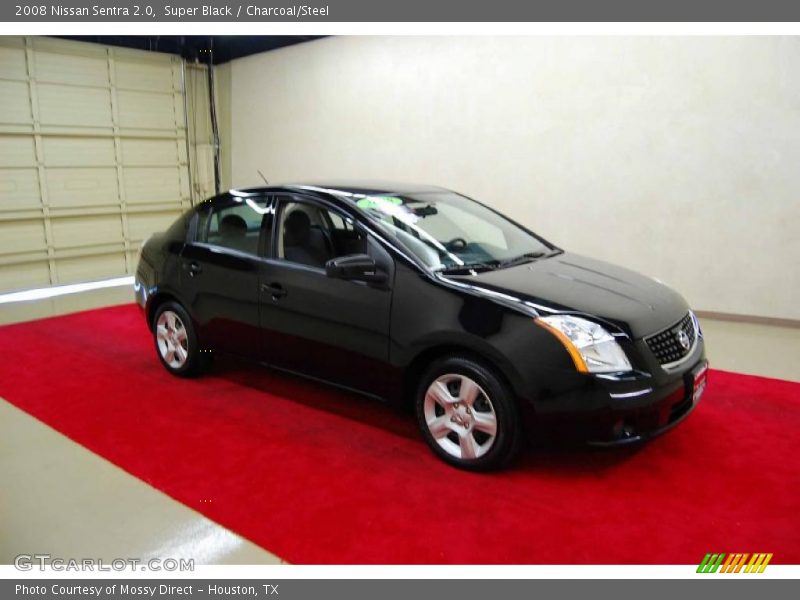 Super Black / Charcoal/Steel 2008 Nissan Sentra 2.0