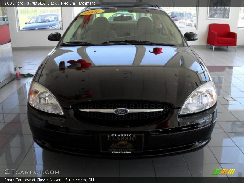Black / Medium Parchment 2001 Ford Taurus SES