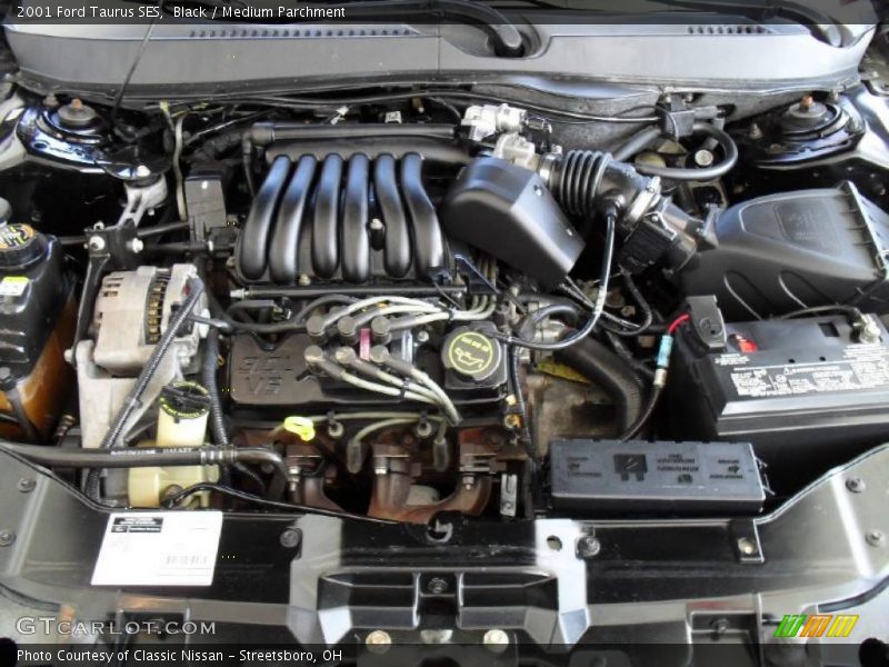 Black / Medium Parchment 2001 Ford Taurus SES