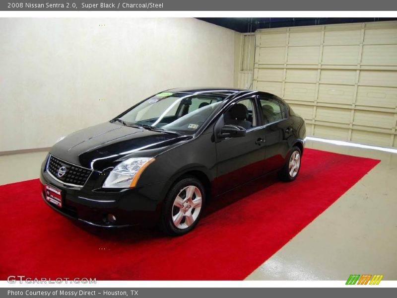 Super Black / Charcoal/Steel 2008 Nissan Sentra 2.0