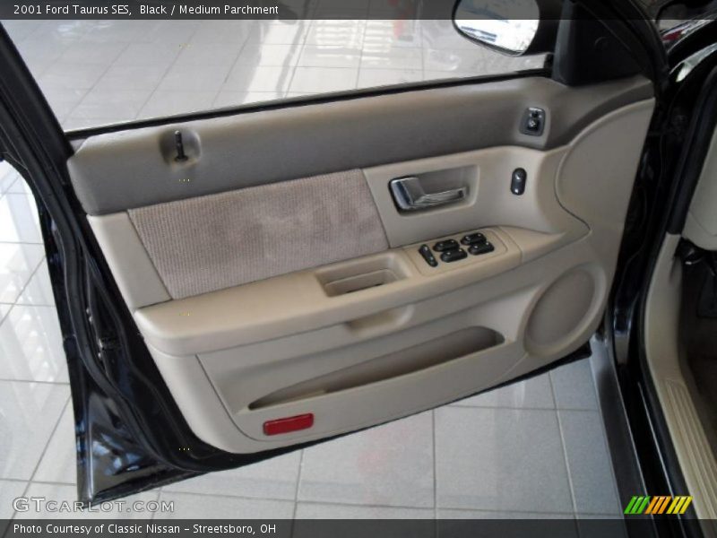 Black / Medium Parchment 2001 Ford Taurus SES