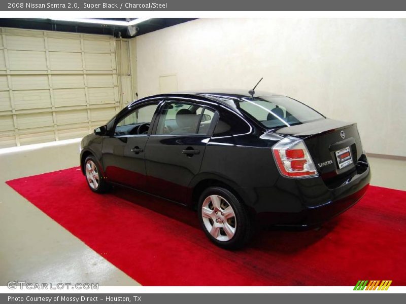 Super Black / Charcoal/Steel 2008 Nissan Sentra 2.0