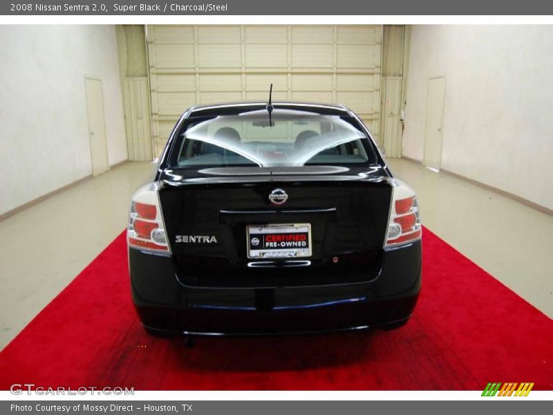 Super Black / Charcoal/Steel 2008 Nissan Sentra 2.0