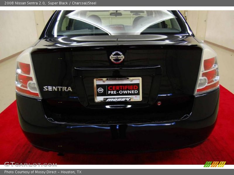 Super Black / Charcoal/Steel 2008 Nissan Sentra 2.0