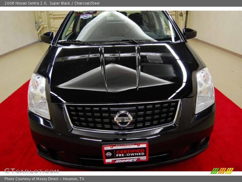 Super Black / Charcoal/Steel 2008 Nissan Sentra 2.0