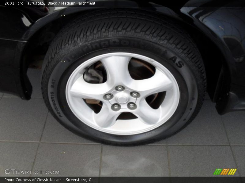Black / Medium Parchment 2001 Ford Taurus SES