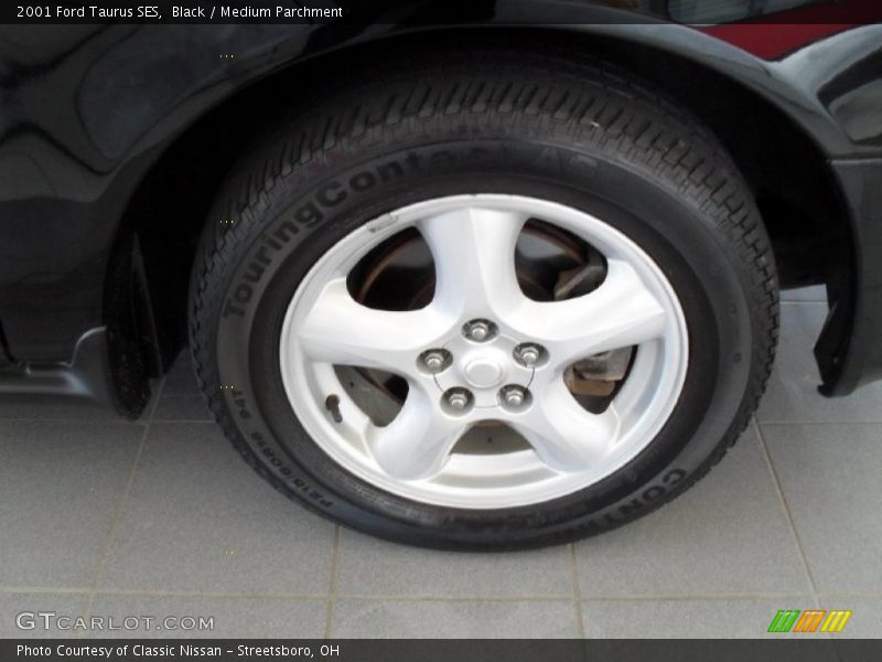 Black / Medium Parchment 2001 Ford Taurus SES