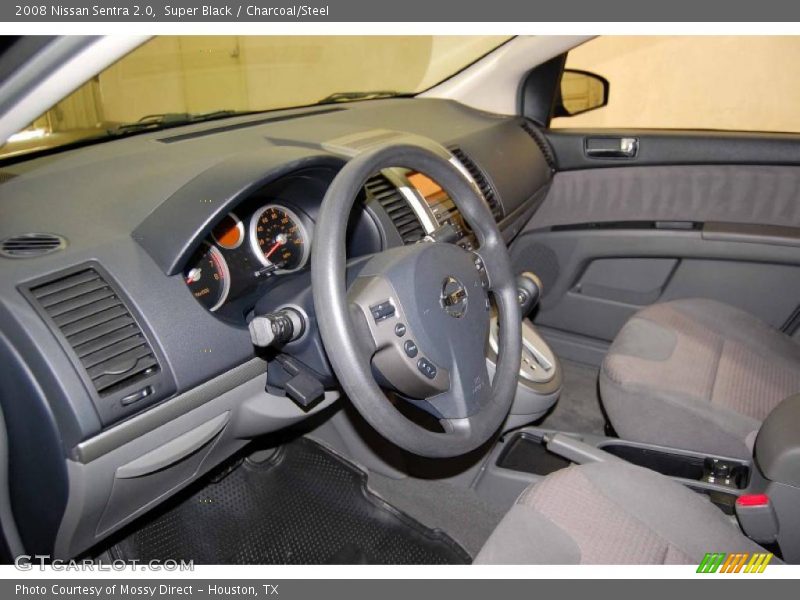 Super Black / Charcoal/Steel 2008 Nissan Sentra 2.0