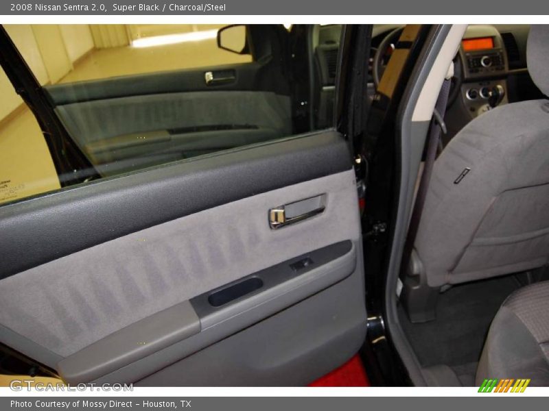Super Black / Charcoal/Steel 2008 Nissan Sentra 2.0