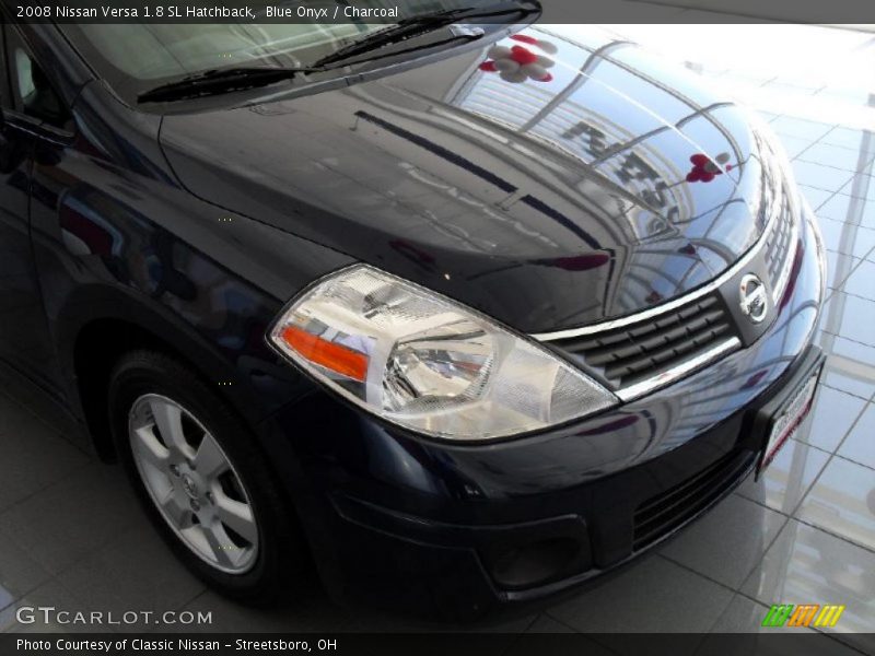 Blue Onyx / Charcoal 2008 Nissan Versa 1.8 SL Hatchback