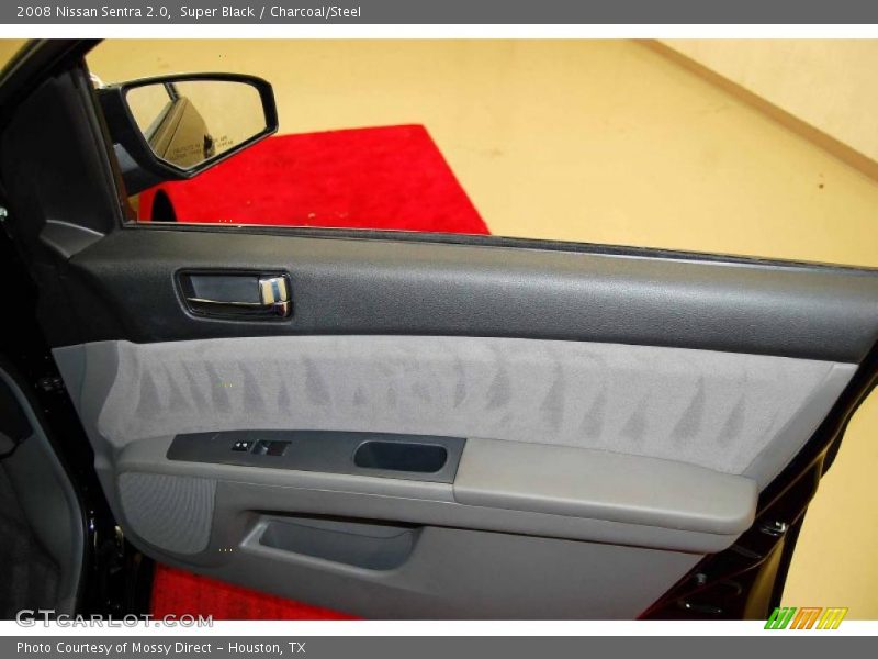 Super Black / Charcoal/Steel 2008 Nissan Sentra 2.0