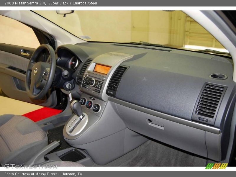 Super Black / Charcoal/Steel 2008 Nissan Sentra 2.0