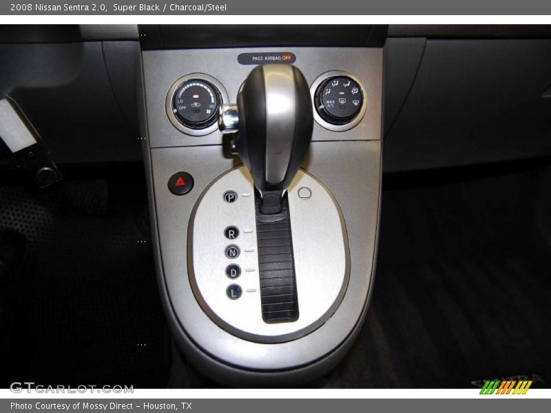 Super Black / Charcoal/Steel 2008 Nissan Sentra 2.0