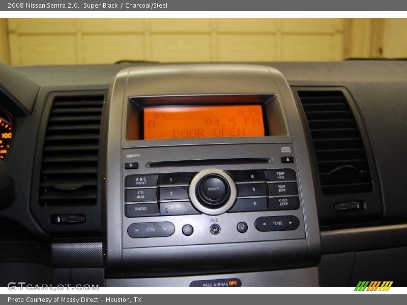Super Black / Charcoal/Steel 2008 Nissan Sentra 2.0