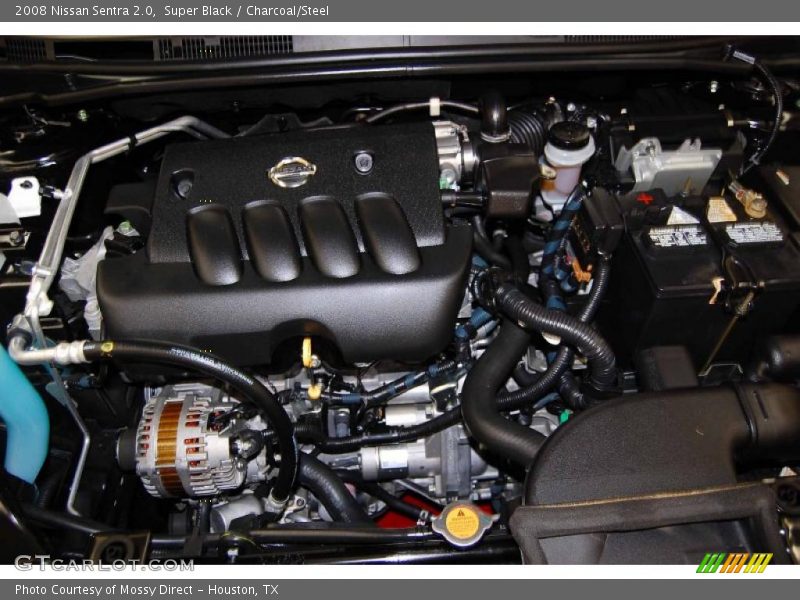 Super Black / Charcoal/Steel 2008 Nissan Sentra 2.0